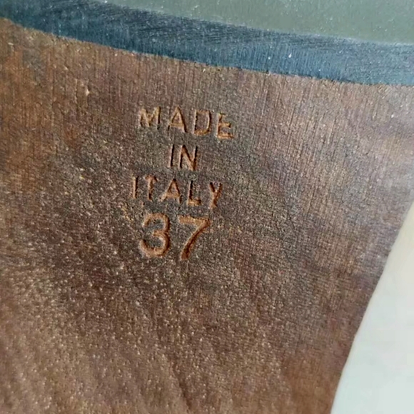 Giulia Taddeucci Ankle Strappy Wood Block Sandals - Picture 8 of 11